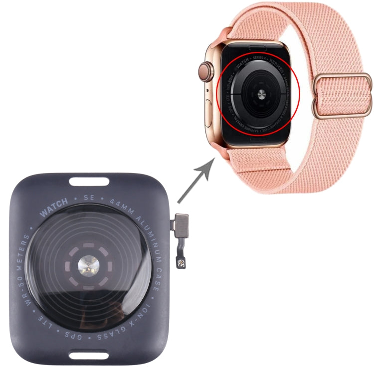 ฝาหลังกระจกพร้อมคอยล์ชาร์จแบบไร้สายสำหรับ Apple Watch Series SE 2022 44mm LTE Edition, For Watch Series SE 2022 44mm LTE