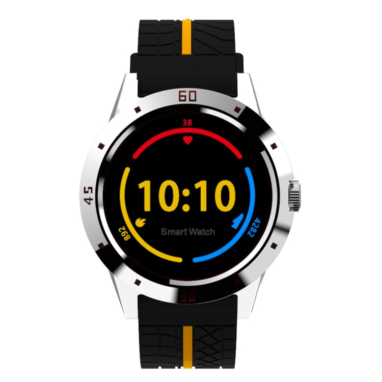 N6 สมาร์ทวอทช์ 1.3 นิ้วหน้าจอ TFT MTK2502C Bluetooth4.0, สายนาฬิกาซิลิโคน, รองรับเครื่องวัดอัตราการเต้นของหัวใจและเครื่องวัดจำนวนก้าวและเครื่องวัดการนอนหลับ & การแจ้งเตือนอยู่ประจำ, Silicone Watch Strap/Red, Silicone Watch Strap/Yellow
