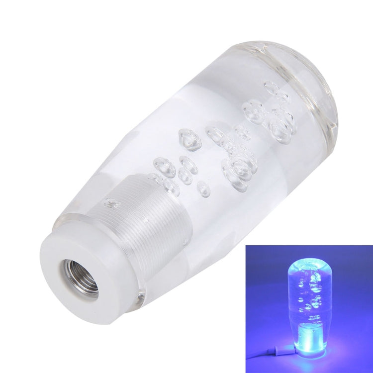 รถคริสตัล Breathing Racing Dash LED Magic Lamp หัวเกียร์เปลี่ยนเกียร์พร้อมฐานขนาด: 10.0 * 4.5 * 3.2 ซม. (แดงและน้ำเงิน), Size: 10.0 * 4.5 * 3.2 cm(Purple), Size: 10.0 * 4.5 * 3.2 cm(Transparent)