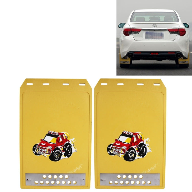 2 ชิ้น WS-003 พรีเมี่ยม Heavy Duty Moulded Splash Mud Flaps ด้านหน้าและด้านหลัง Guards, ขนาดเล็ก, การจัดส่งแบบสุ่ม