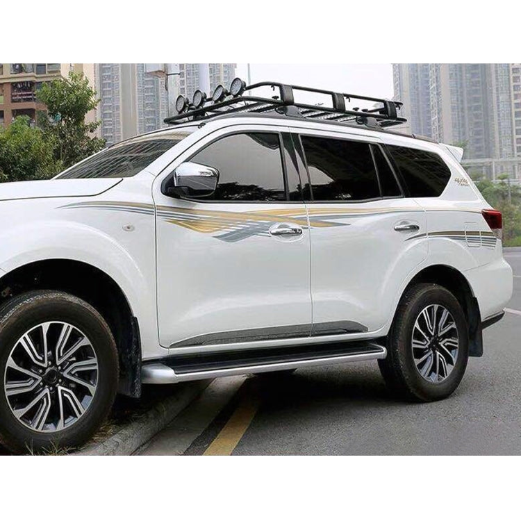 5 ชิ้น SUV Body แถบตกแต่งรถยี่ห้อ Streamline Shining สติกเกอร์สำหรับ Nissan TERRA 2019, For Nissan TERRA 2019