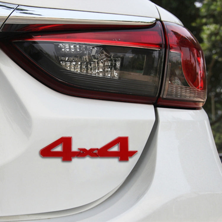 สติกเกอร์อัตโนมัติโลหะแฟชั่นสติ๊กเกอร์รถ Auto Chrome จัดแต่งทรงผม-ครอบคลุมรถบุคลิกภาพอุปกรณ์เสริม, 4X4 Sticker