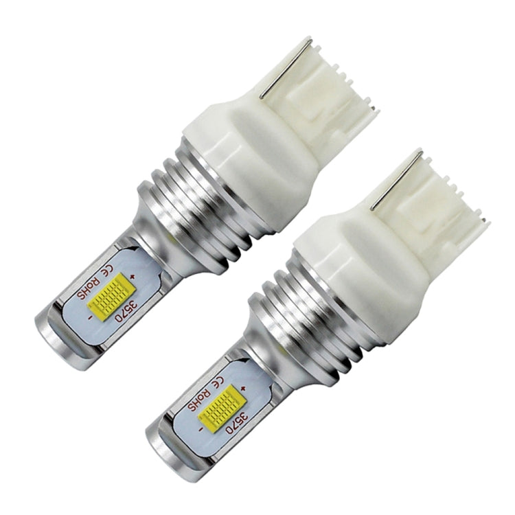 2 ชิ้น T20/7440 72 วัตต์ 1000LM 6000-6500K แสงสีขาวสว่างรถเลี้ยวสำรองหลอดไฟ LED ไฟถอยหลัง, DC 12-24V, T20/7440 Backup Light, T20/7440
