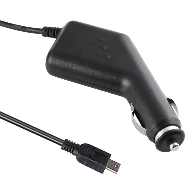 Universal Mini USB Charger Adapter สำหรับกล้อง DVR รถ GPS Navigation อินพุต 10V - 48V เอาต์พุต 5V 1.5A, ความยาวสายเคเบิล: 3.5 ม., Mini USB Cable Length: 3.5m