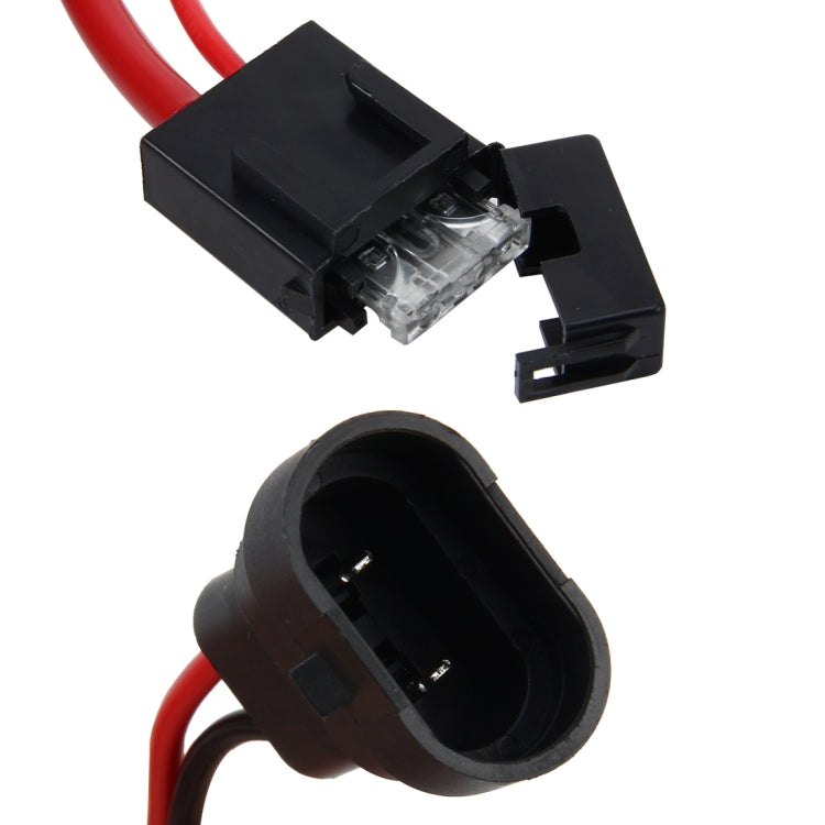 DC 12V 40A H11 หลอดไฟเสริมสร้างกลุ่มสาย HID Xenon Controller สายรีเลย์สายไฟ, H11