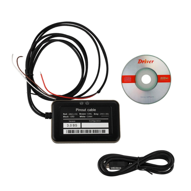 เครื่องมือวินิจฉัย Adblue 8 in 1 Emulator โมดูลรถบรรทุก Adblue OBD2 Emulator สำหรับ Mercedes-Benz / MAN / Scania / Iveco / DAF / Volvo / Renault / Ford, Diagnostic Tool OBD2 Emulator