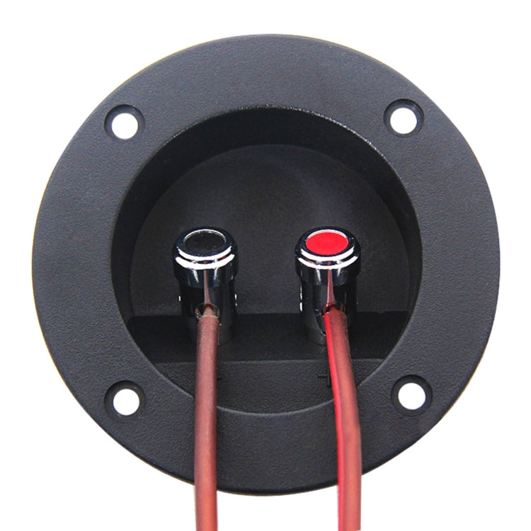 2 ชิ้น DIY รถบ้าน 2 ทางลำโพงกล่อง Terminal ถ้วยปลั๊กซับวูฟเฟอร์สเตอริโอ Binding Post, Car Stereo Binding Post