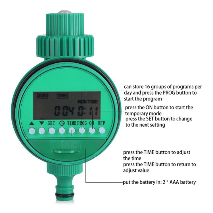 รดน้ำอัตโนมัติ Controller จับเวลา Garden Water Timer Sprinkler Irrigation Controller ชลประทาน Timer Controller รดน้ำชุด, Water Timer 2