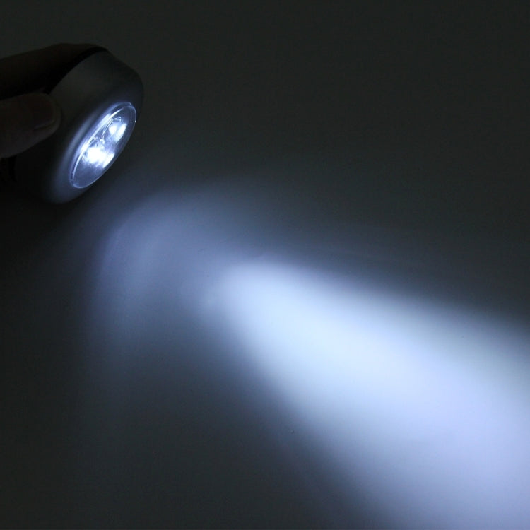 รถ Universal ภายใน LED Stick Touch โคมไฟ, 3 LEDs(White)