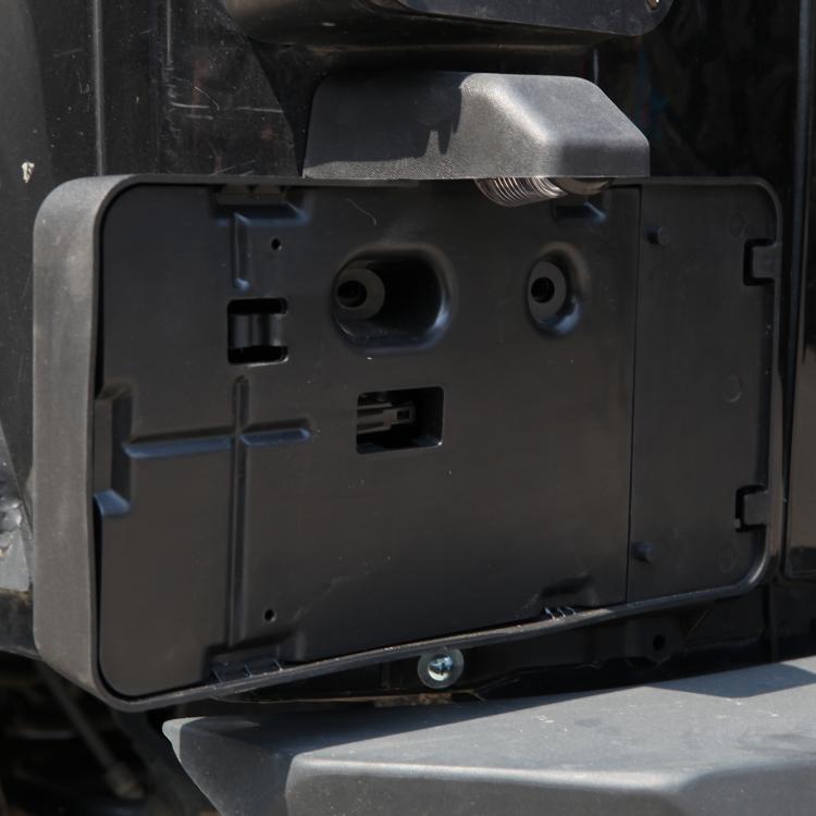 ไฟท้ายรถด้านหลังใบอนุญาตแผ่นกรอบยึดวงเล็บสำหรับ JEEP Wrangler JK 2007-2017, Rear License Plate Frame