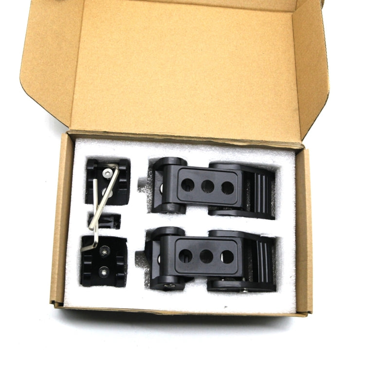 2 PCS รถสามหลุม Hood Latch ล็อคหัวเข็มขัดฝาครอบเครื่องยนต์สำหรับ Jeep Wrangler JK 2007-2017, Jeep Wrangler JK 2006-2017(Three Holes)