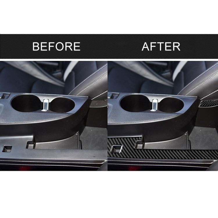 2 in 1 รถคาร์บอนไฟเบอร์ Central Control Stripe สติกเกอร์ตกแต่งสำหรับ Chevrolet Camaro 2017-2019, Central Control Stripe
