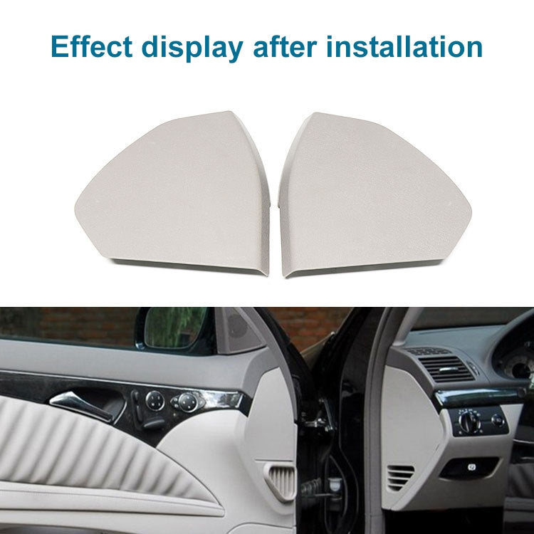 รถด้านซ้ายด้านหน้าประตู Trim แผงพลาสติก 2117270148 สำหรับ Mercedes-Benz E Class W211 2003-2008, Left Side (Black), Left Side (Grey), Left Side (Light Yellow), Left Side (Yellow)