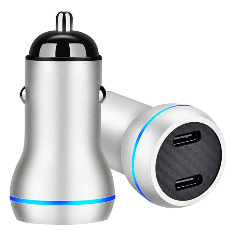 ACC-580 PD 40W พอร์ต Dual Type-C / USB-C ที่ชาร์จในรถยนต์แบบชาร์จเร็ว, ACC-580