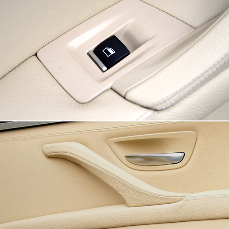 รถรุ่นมาตรฐานภายในประตูมือจับดึงฝาครอบ 5141 7225 873 สำหรับ BMW F10 F18,ขับรถซ้าย, Standard Version (Black), Standard Version (Dark Coffee), Standard Version (Beige White), Standard Version (Grey), Standard Version (Beige), Standard Version (Wine Red)