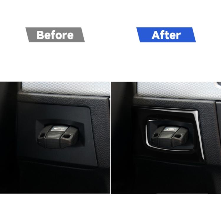 สำหรับ BMW 3 Series E90 2005-2012 สวิตช์จุดระเบิดรถยนต์ Keyhole ตกแต่งสติกเกอร์,ไดรฟ์ซ้าย, Car Ignition Switch Keyhole, Left Drive