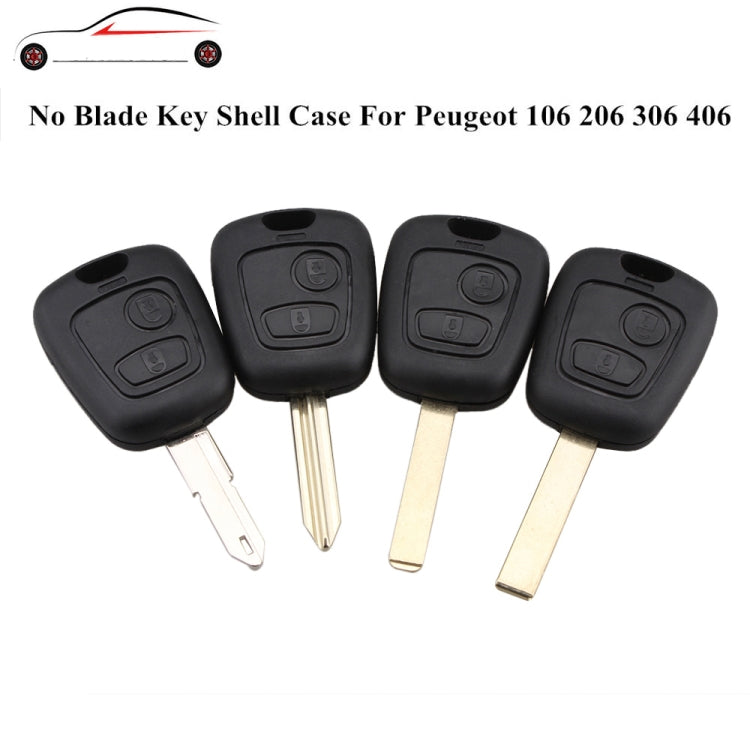 2 ชิ้น รถ 307 ปาก รีโมทคอนโทรล กุญแจ เคส ปกสำหรับ PSA เปอโยต์ซีตรอง, For PSA Peugeot Citroen