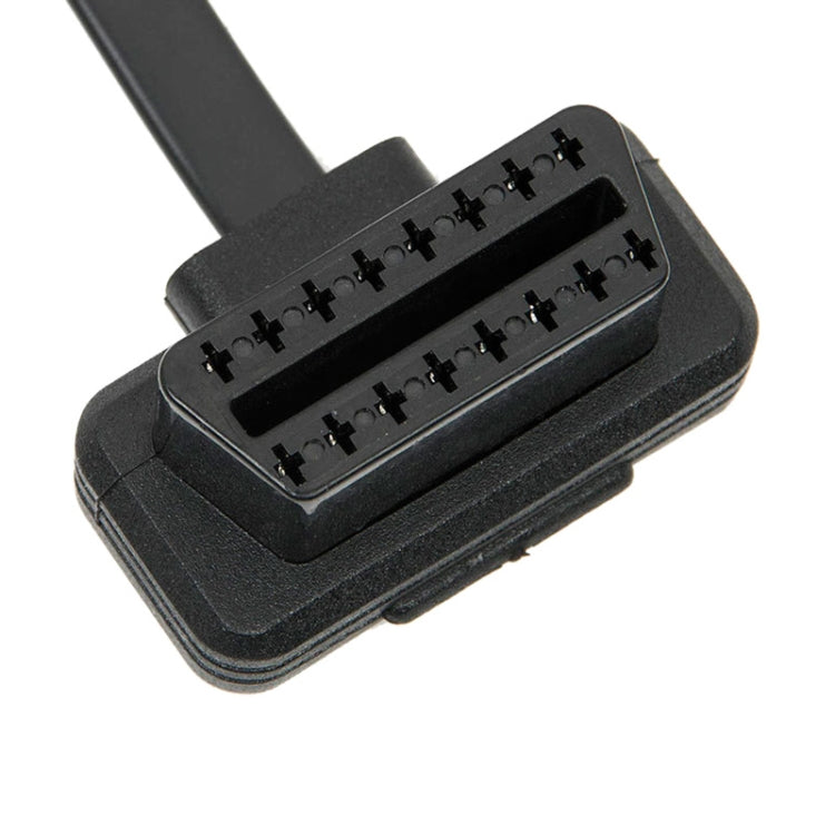 16PIN รถ OBD วินิจฉัยสายเคเบิลขยาย OBD2 สายเคเบิลชายกับหญิง, ความยาวสายเคเบิล: 60 ซม, 60cm