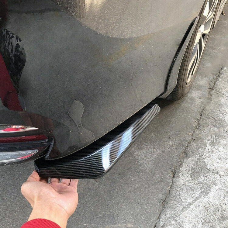 XH-6134 สีดำรถ Universal Modified สปอยเลอร์ด้านหลัง Anti-collision Protector Bar Strip Guard สติกเกอร์, Black