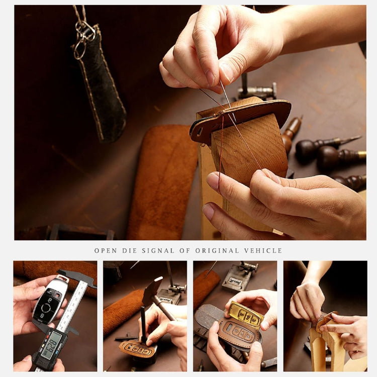 Hallmo รถ Cowhide หนังกุญแจฝาครอบป้องกันสำหรับ New Mazda Axela, For New Mazda Axela