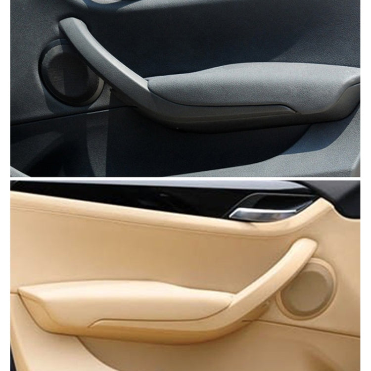 รถ มือจับประตูด้านในด้านซ้ายสำหรับ BMW X1 2009-2015 ไดรฟ์ซ้ายและขวาสากล, Left Side (Black), Left Side (Beige)