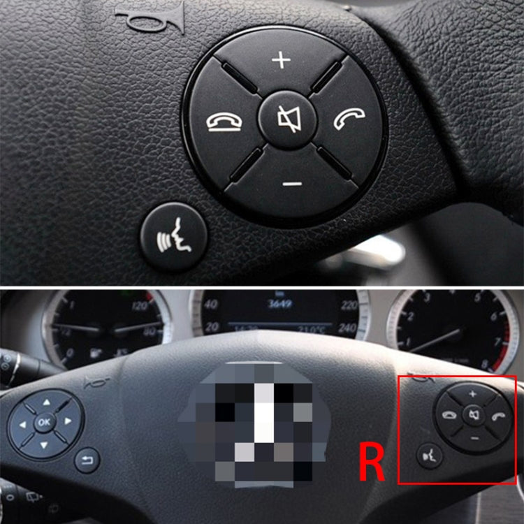 รถMulti-Functionalพวงมาลัยขวาปุ่มสวิทช์สำหรับMercedes-Benz W204 / W212 / X204 2008-2015,ซ้ายและขวาUniversal, Right Switch Button (Black), Right Switch Button (Grey), Right Switch Button (Beige), Right Switch Button (Brown)