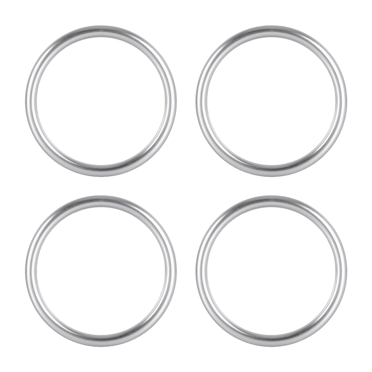 4 ชิ้น / ชุดเครื่องปรับอากาศ Vent แหวนตกแต่งโลหะสำหรับ Audi A1, For Audi A1