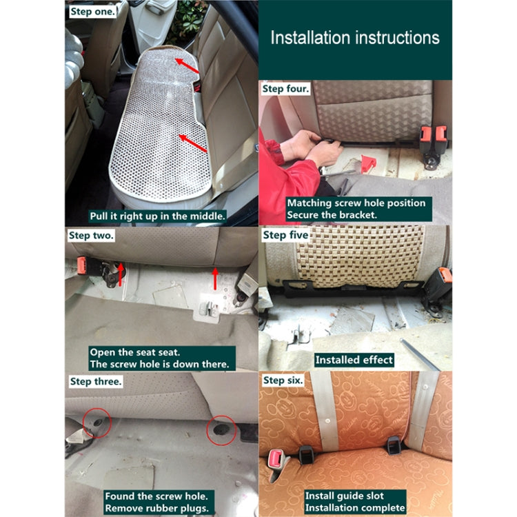 ZL-2013 รถ Isofix ที่นั่งเด็กอินเทอร์เฟซ Latch Retainer สำหรับ Ford Focus, ZL-2013