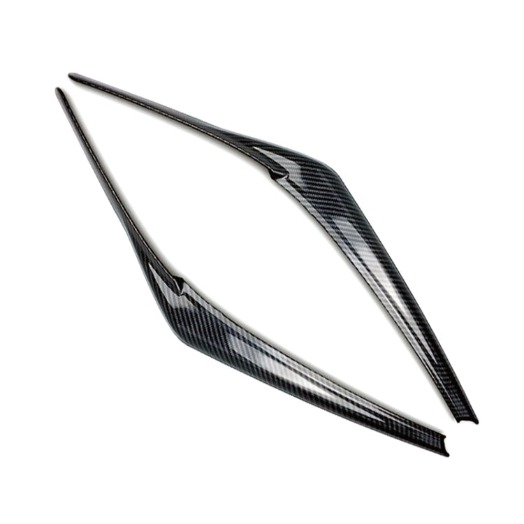 สติ๊กเกอร์ตกแต่งคิ้วไฟหน้ารถสำหรับ Toyota Camry 2018+, Headlight Eyebrow For Toyota Camry 2018+ (Black), Headlight Eyebrow For Toyota Camry 2018+ (Carbon Fiber Black)