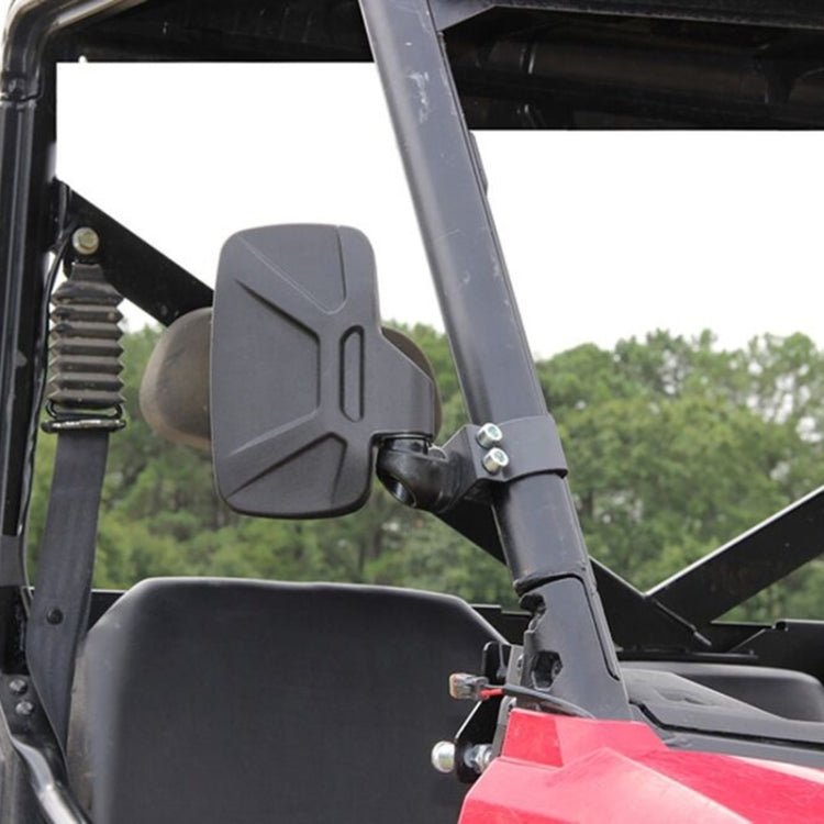 Universal สำหรับยานพาหนะ All-Terrain Central กระจกมองหลังด้านข้างชุดกระจกมองข้างสำหรับ UTV / ATV, Side Mirror Combination Set