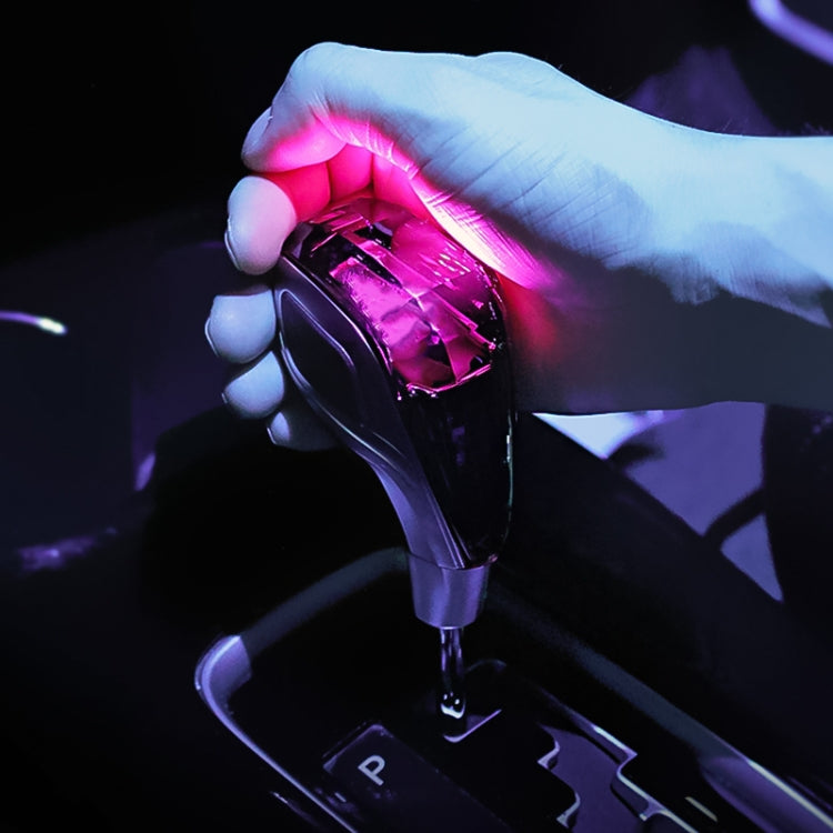 Universal รถ USB ชาร์จคริสตัลสีสันเกียร์ Shift Knob, Crystal Gear Shift Knob