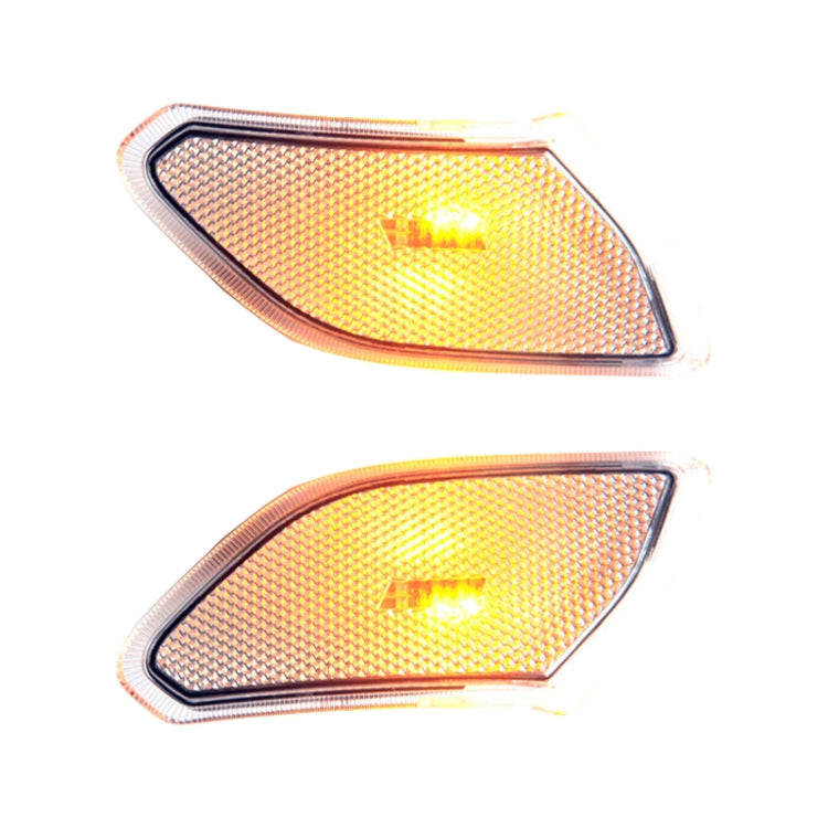 รถโปร่งใสล้อคิ้วด้านข้างไฟเลี้ยว Leaf PLATE สำหรับ JEEP Wrangler JL 2018-, Transparent