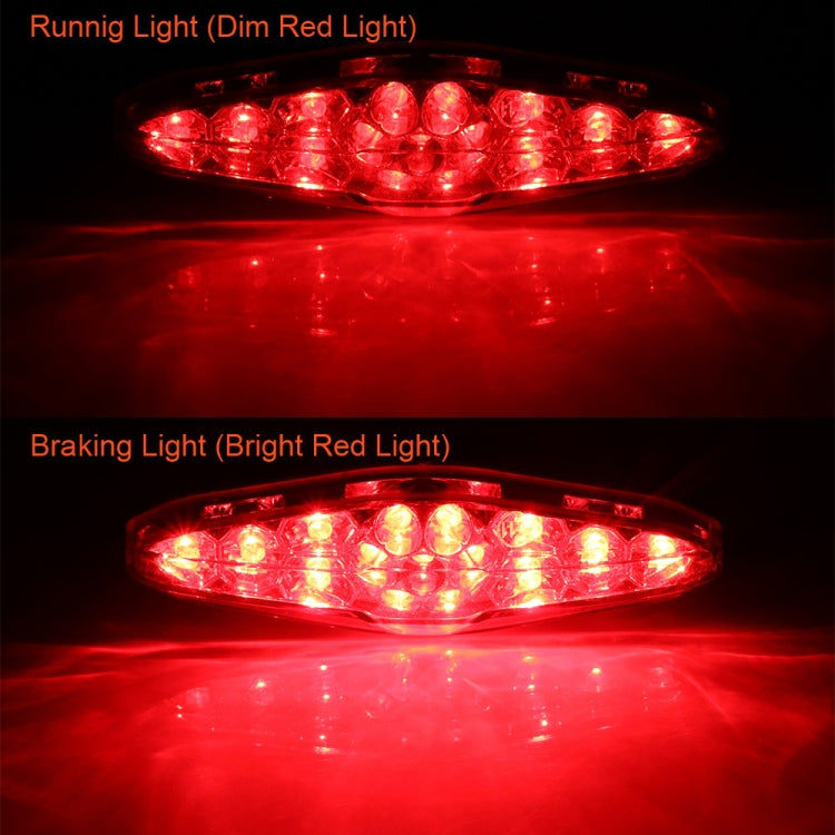 2 ชิ้น KC-WD-NEW-3X รถจักรยานยนต์ LED ไฟเบรกทำงานโคมไฟ, Running Lamp, KC-WD-NEW-3X