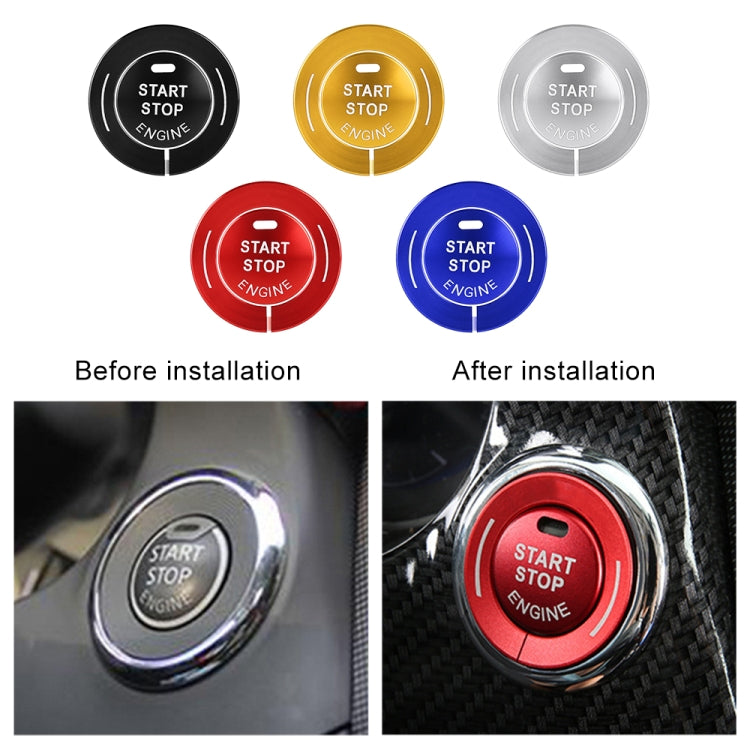 รถ เครื่องยนต์ Start Key PUSH ปุ่มแหวน Trim สติกเกอร์สำหรับ Infiniti, For Infiniti