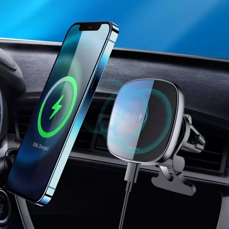 แท่นชาร์จไร้สายแม่เหล็กในรถยนต์ 15W โทรศัพท์มือถือแท่นชาร์จไร้สาย, Magnetic Wireless Charger