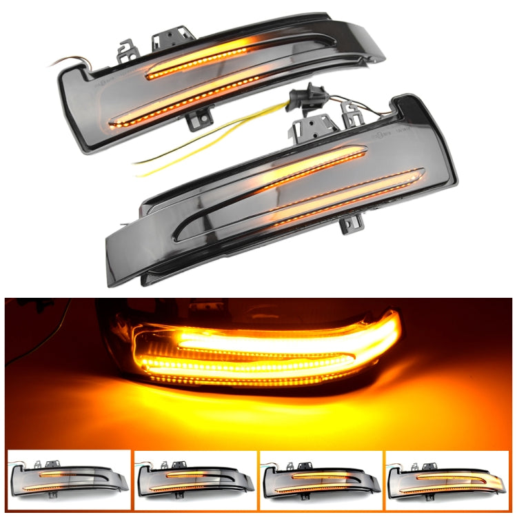 1 คู่สำหรับ Mercedes-Benz A Class W176 2013-2017 รถแบบไดนามิกไฟเลี้ยว LED กระจกมองหลัง Flasher น้ำ Blinker, For Mercedes-Benz A Class W176 2013-2017 (Transparent), For Mercedes-Benz A Class W176 2013-2017 (Transparent Black)