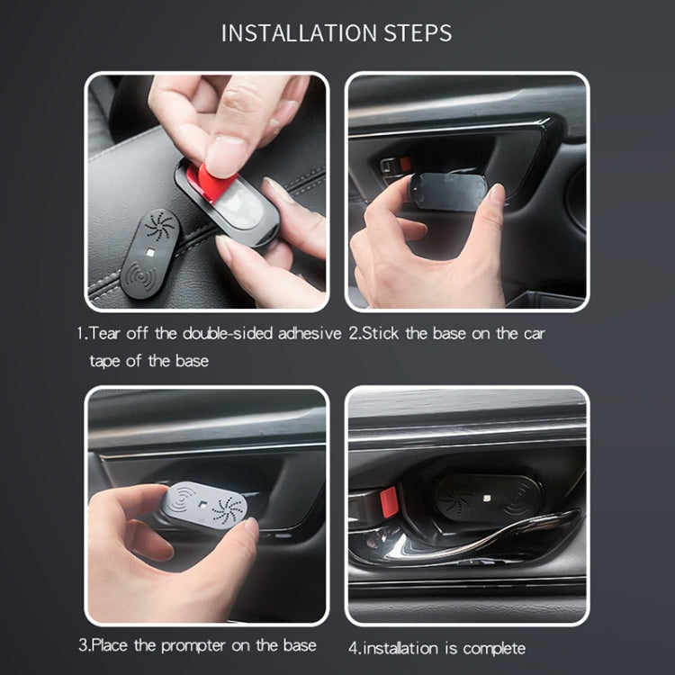 รถ ที่เปิดประตูปลุกการเหนี่ยวนำอัตโนมัติเสียง LED พรอมต์แสง, Door Opener Alarm