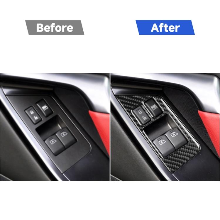 2 ชิ้นรถคาร์บอนไฟเบอร์หน้าต่าง Defogger ปุ่มสติกเกอร์ตกแต่งสำหรับ Nissan GTR R35 2008-2016, ขวาไดรฟ์, Window Lift Defogger Button, Right Drive