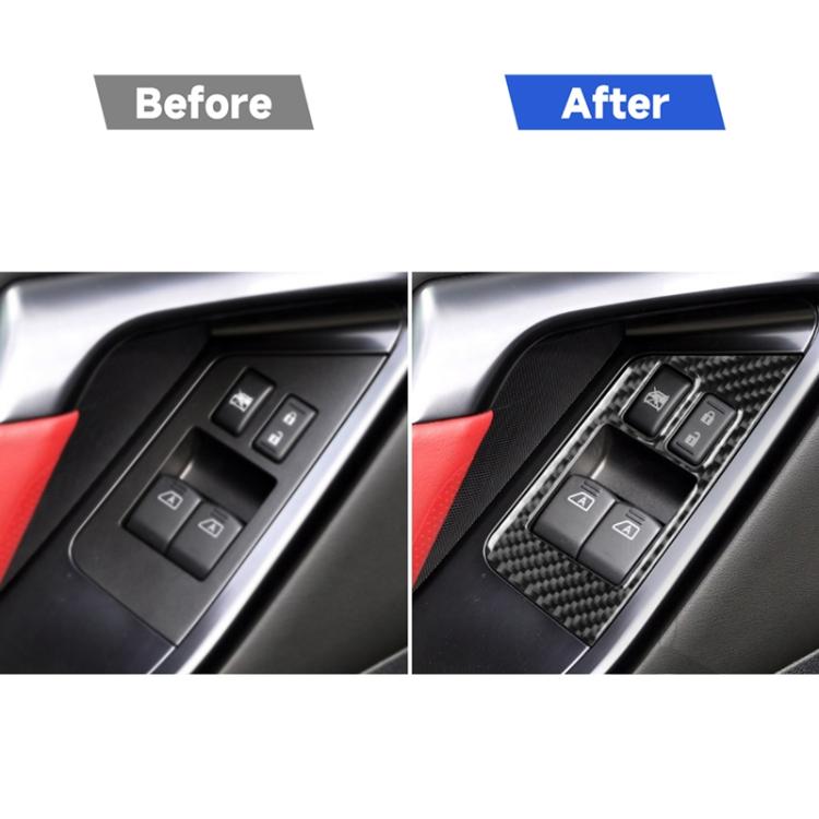 2 ชิ้นรถคาร์บอนไฟเบอร์หน้าต่าง Defogger ปุ่มสติกเกอร์ตกแต่งสำหรับ Nissan GTR R35 2008-2016, ไดรฟ์ซ้าย, Window Lift Defogger Button, Left Drive