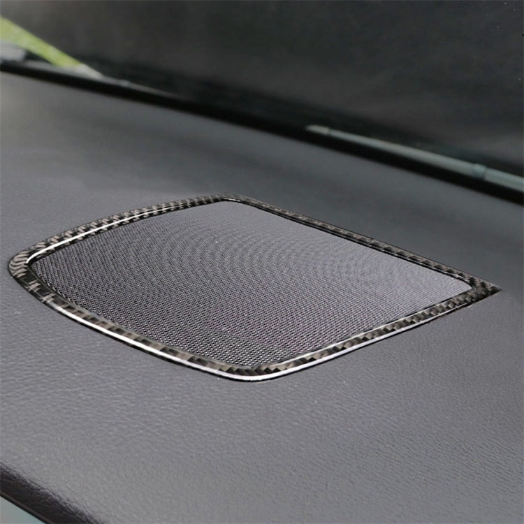 คาร์บอนไฟเบอร์รถเครื่องดนตรีแตรใหญ่กรอบสติกเกอร์ตกแต่งสำหรับ BMW 5 Series GT F07 2010-2016, Instrument Big Horn Frame(Three Color), Instrument Big Horn Frame