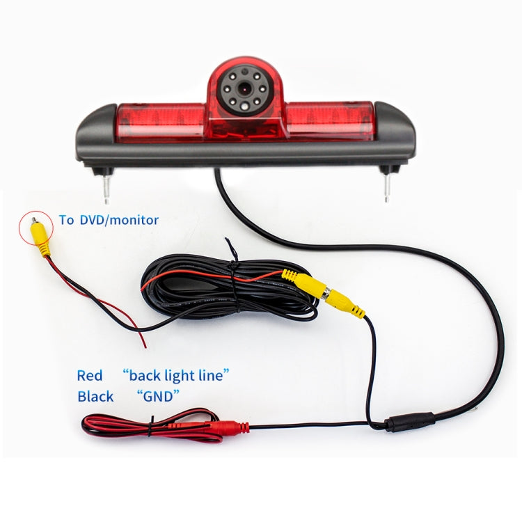 PZ460 รถกันน้ำ HD ตำแหน่งสูงไฟเบรกกล้องสำหรับ Fiat / Citroen / Peugeot, PZ460