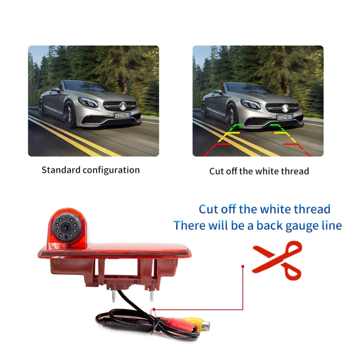 PZ463 รถกันน้ำ 170 องศา + จอภาพมองหลังขนาด 7 นิ้วสำหรับ Renault / Opel, PZ463 + 7 inch Rearview Monitor