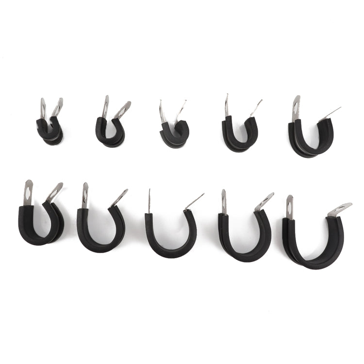 10 ชิ้นรถเบาะยางหนีบท่อหนีบสแตนเลสขนาด: 7/4 นิ้ว (44 มม.), Size: 7/4 inch (44mm)