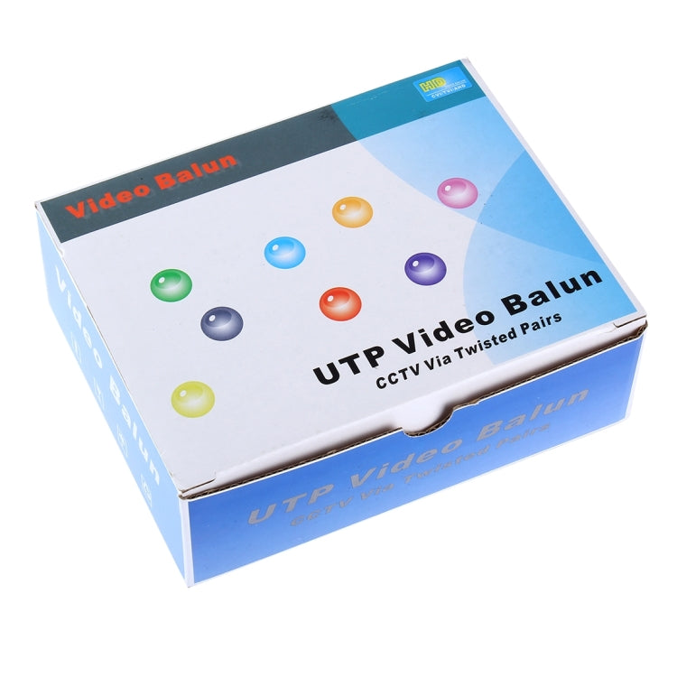 HD208 HD-CVI/TVI/AHD กล้องวงจรปิด 8CH Passive Video Balun, HD208F