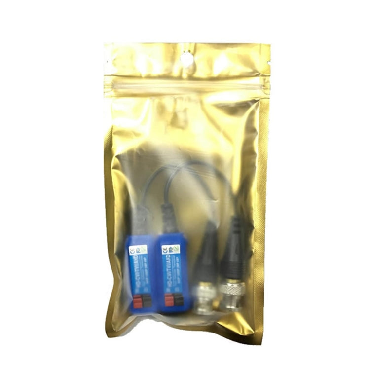 2 ชิ้น Anpwoo 800C Spliceable Top Press Screwless-type Video Balun HD-CVI/AHD/HDVI 1CH Passive Transceiver, Passive Transceiver