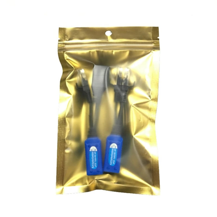 2 PCS Anpwoo UPOE02 Spliceable 2 in 1 POE (Power + Ethernet) ตัวรับส่งสัญญาณแบบ Passive Twisted, UPOE02