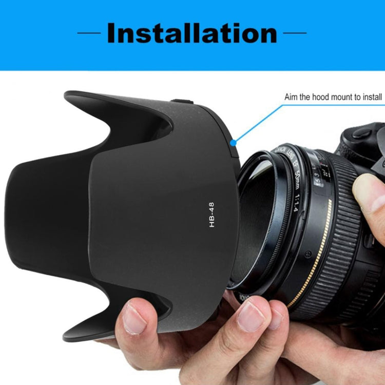 HB-48 เลนส์ฮูดสำหรับเลนส์ NIKON AF-S 70-200mm f/2.8G VRII, HB-48