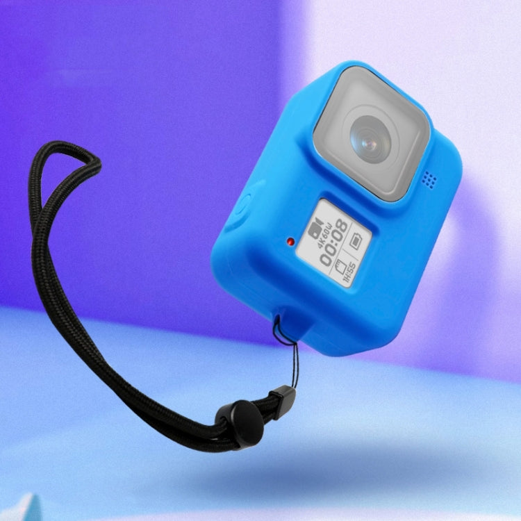 ฝาครอบเคสซิลิโคนพร้อมสายรัดข้อมือสำหรับ GoPro HERO8 Black, For GoPro HERO8 Black