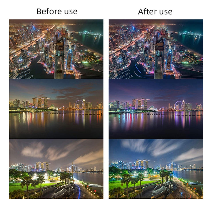 JSR KB Series NIGHT Light Pollution Reduction Lens Filter สำหรับ GoPro HERO10 Black / HERO9 Black, NIGHT
