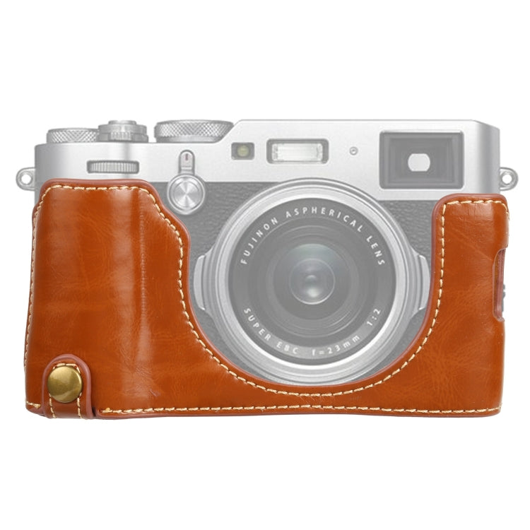 กล้องหนัง PU แบบด้ายขนาด 1/4 นิ้วสำหรับ FUJIFILM X100V, For FUJIFILM X100V